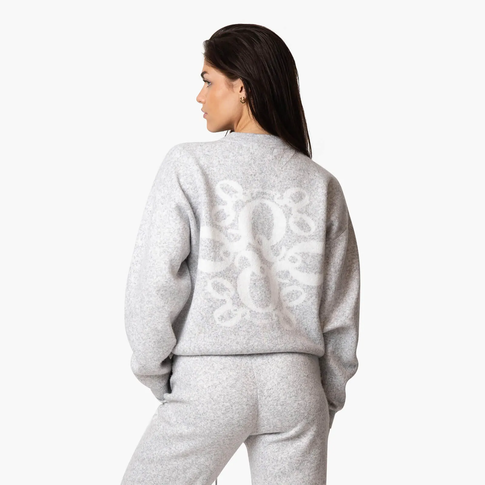 INSIGNIA KNITTED SET | LIGHT HEATHER MELEE
