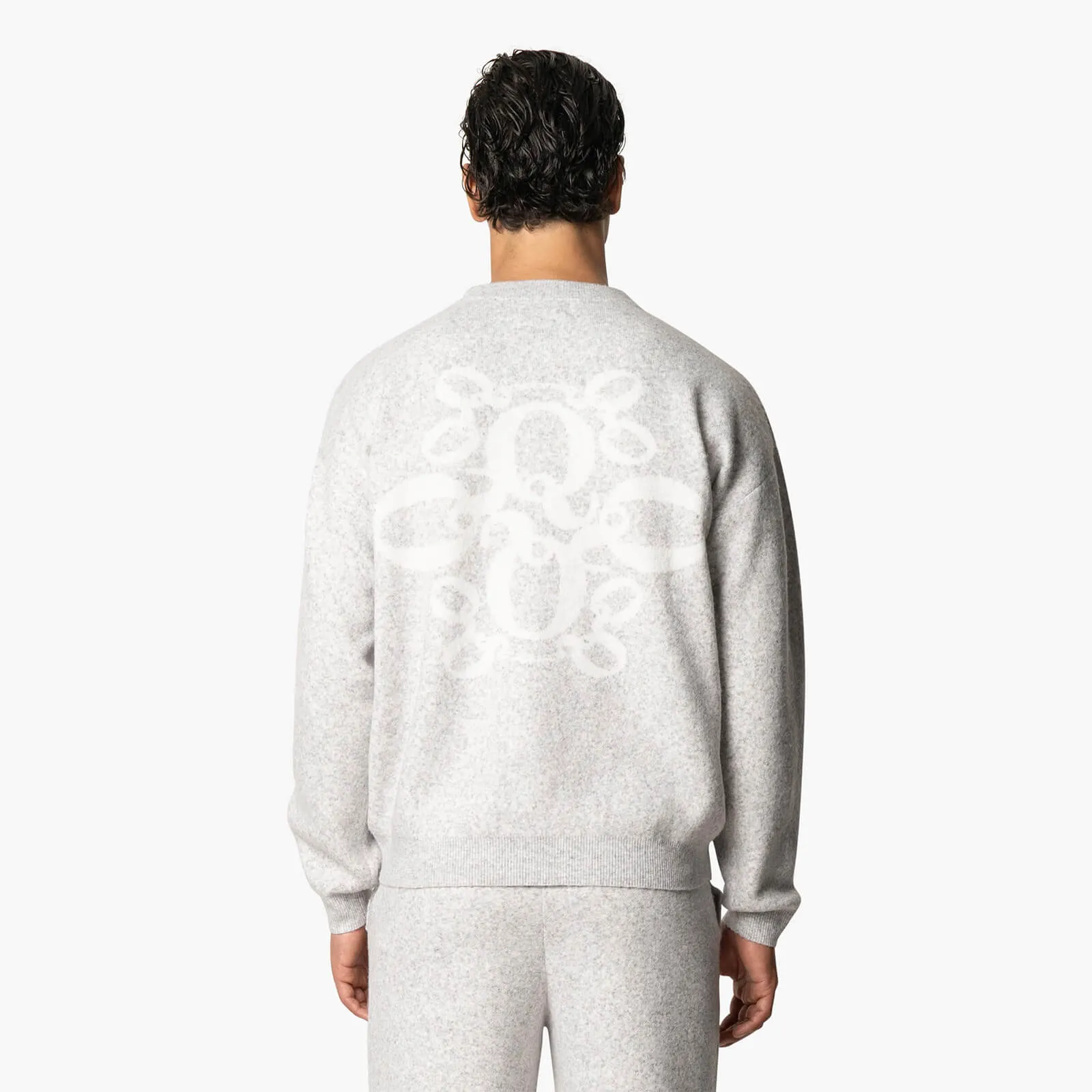 INSIGNIA KNITTED SET | LIGHT HEATHER MELEE