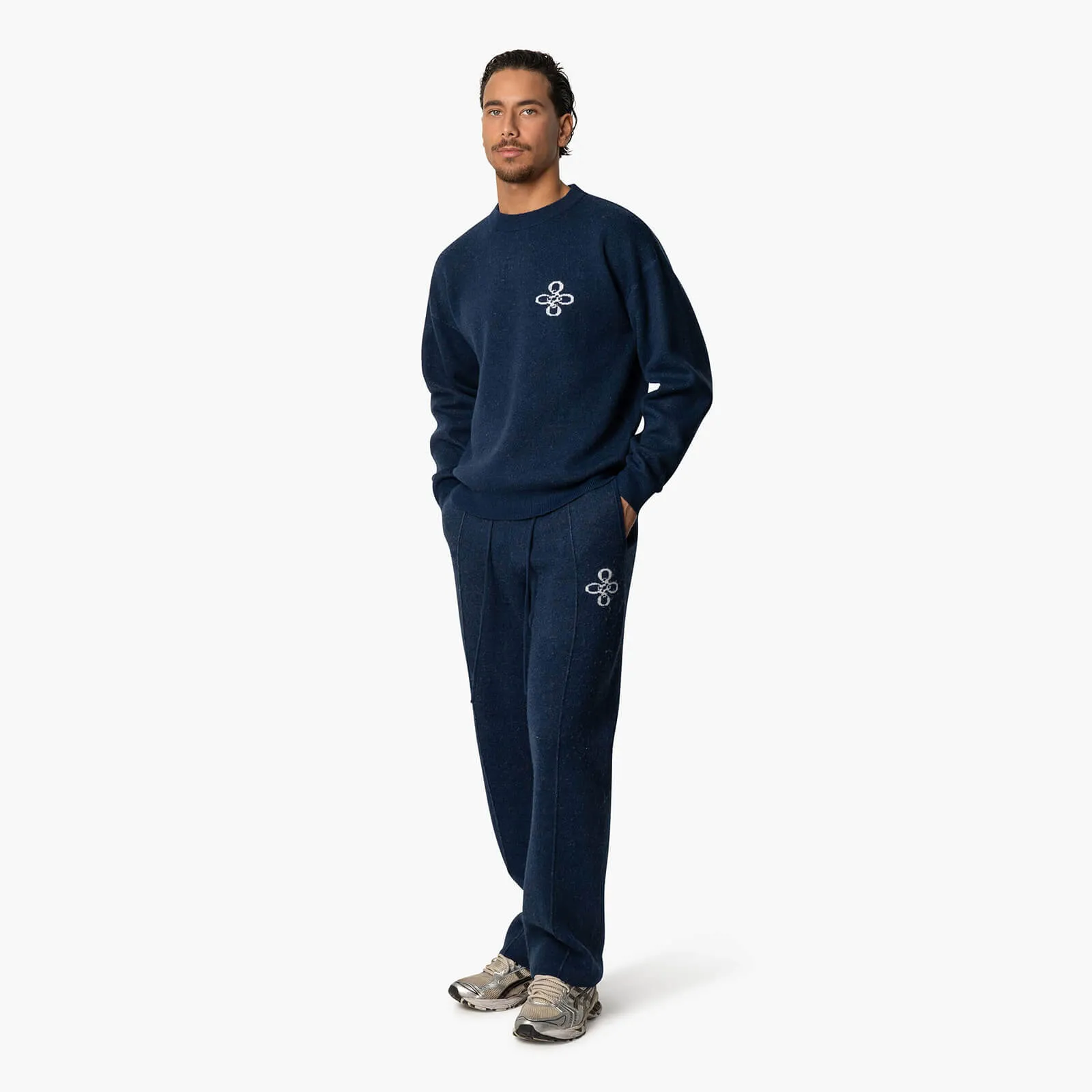 INSIGNIA KNITTED SET | NAVY