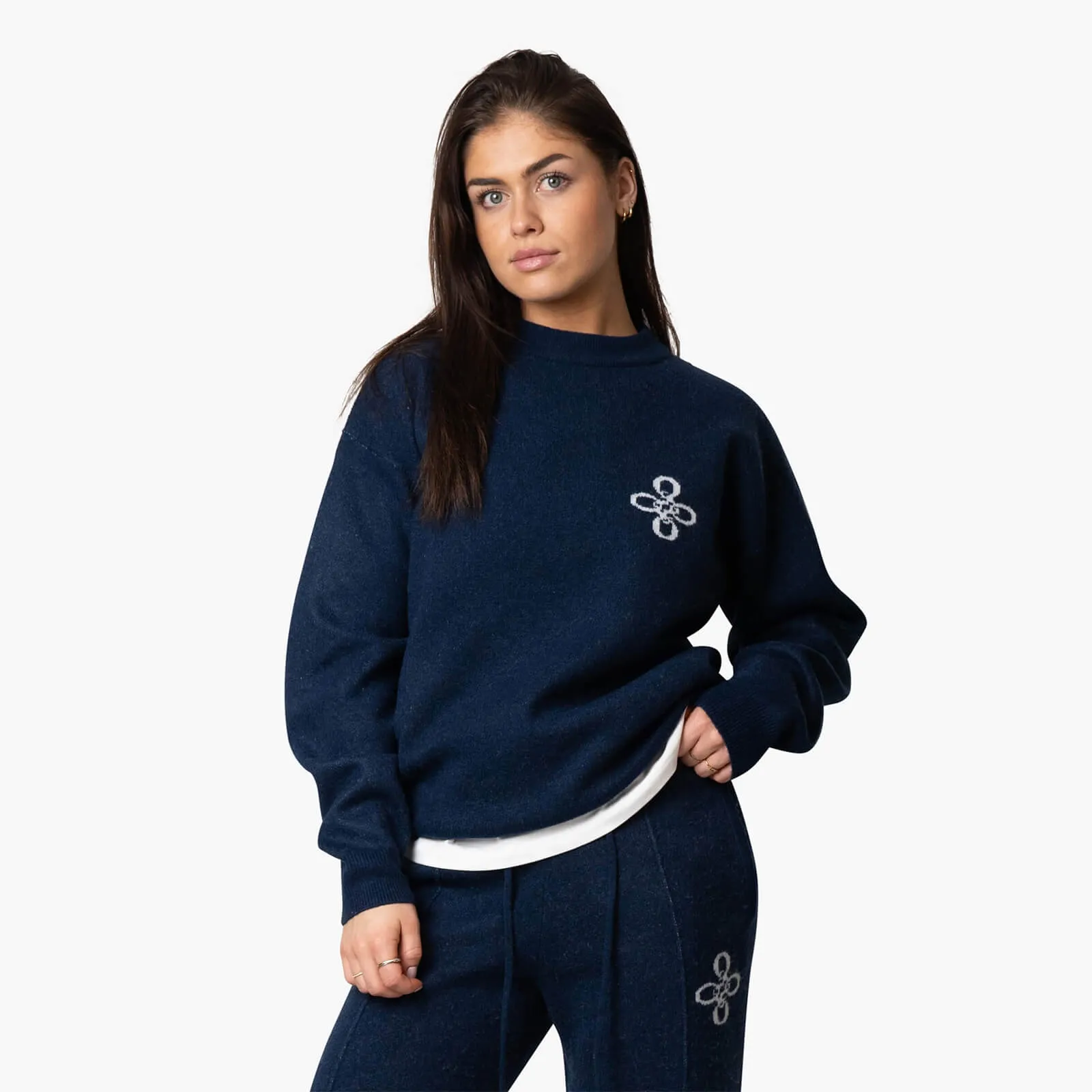 INSIGNIA KNITTED SET | NAVY