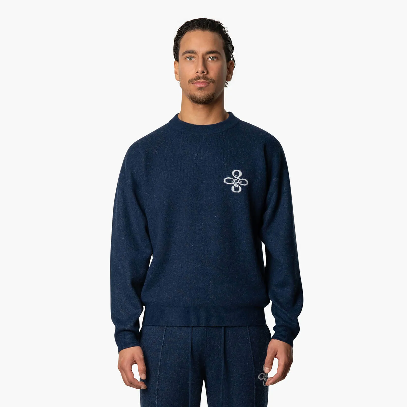 INSIGNIA KNITTED SET | NAVY