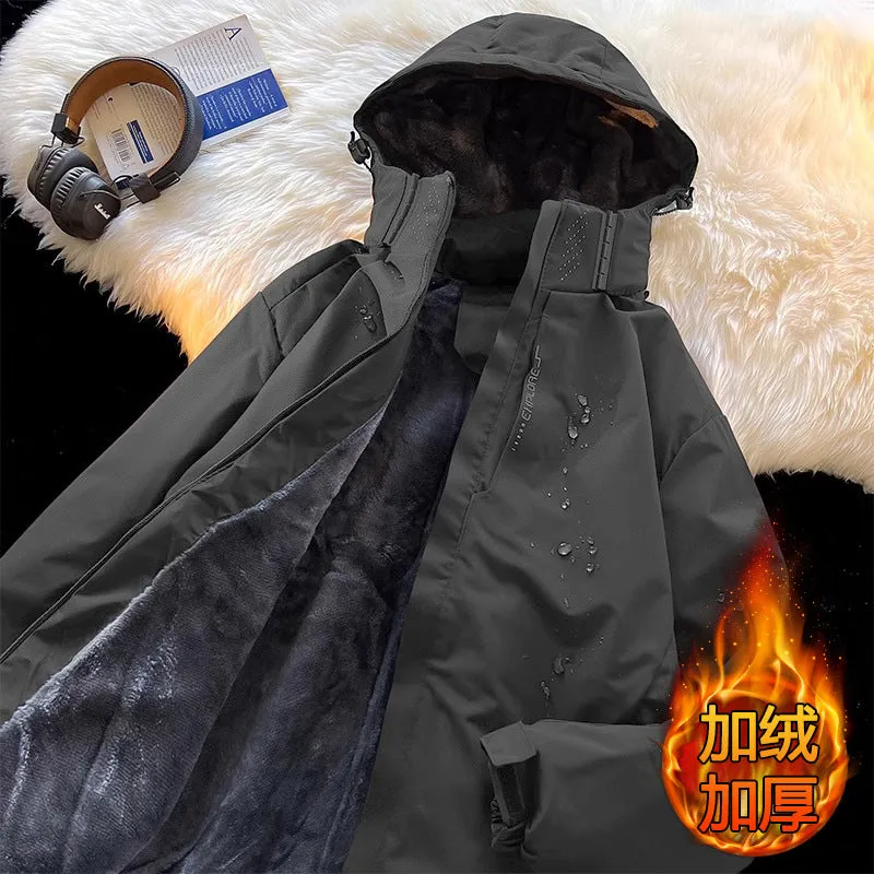 INSTOCK - Plush and thickened American style jacket autumn and
