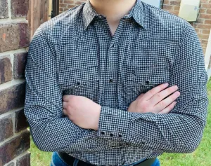Irvin Black Design Western Shirt