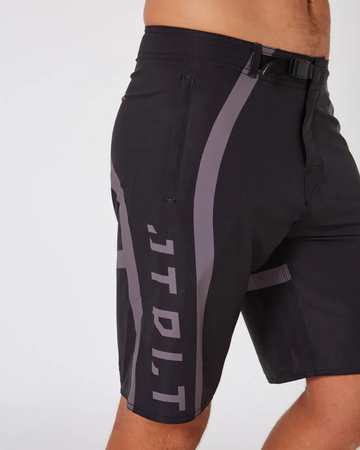 Jetpilot Vault Apex Mens Rideshort - Black/Charcoal