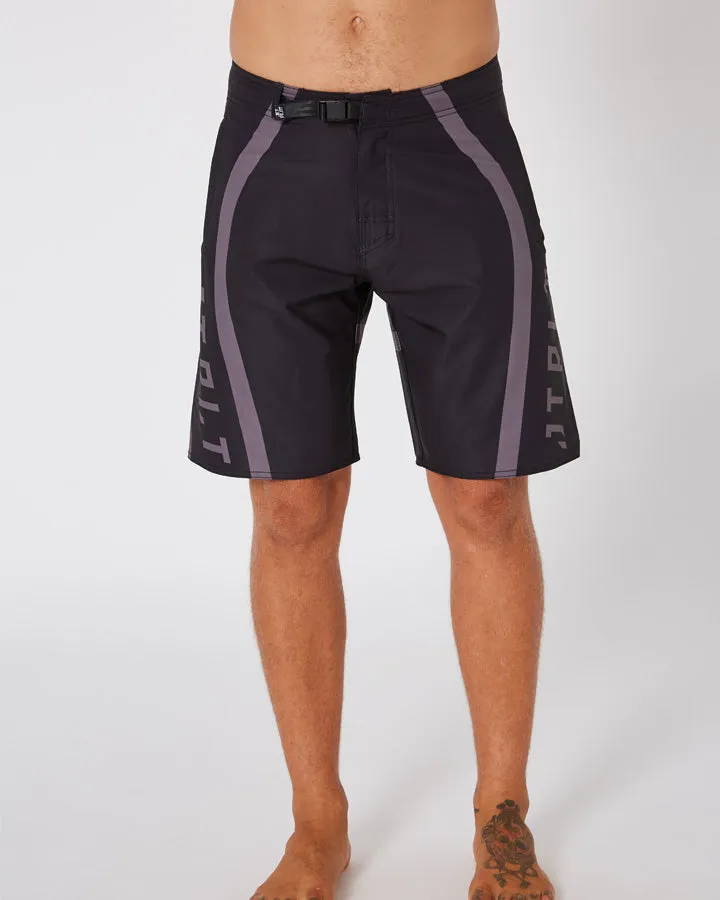 Jetpilot Vault Apex Mens Rideshort - Black/Charcoal