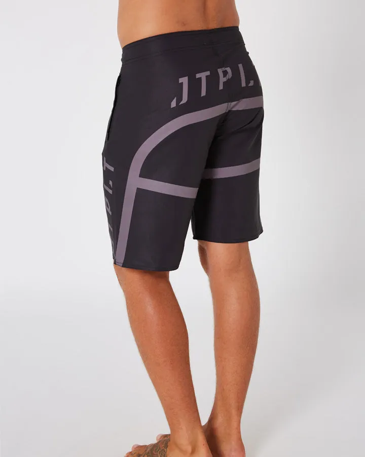 Jetpilot Vault Apex Mens Rideshort - Black/Charcoal