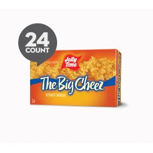 JOLLY TIME The Big Cheez Cheddar Cheese Microwave Popcorn, 24 Ct 3.5 oz. Bags