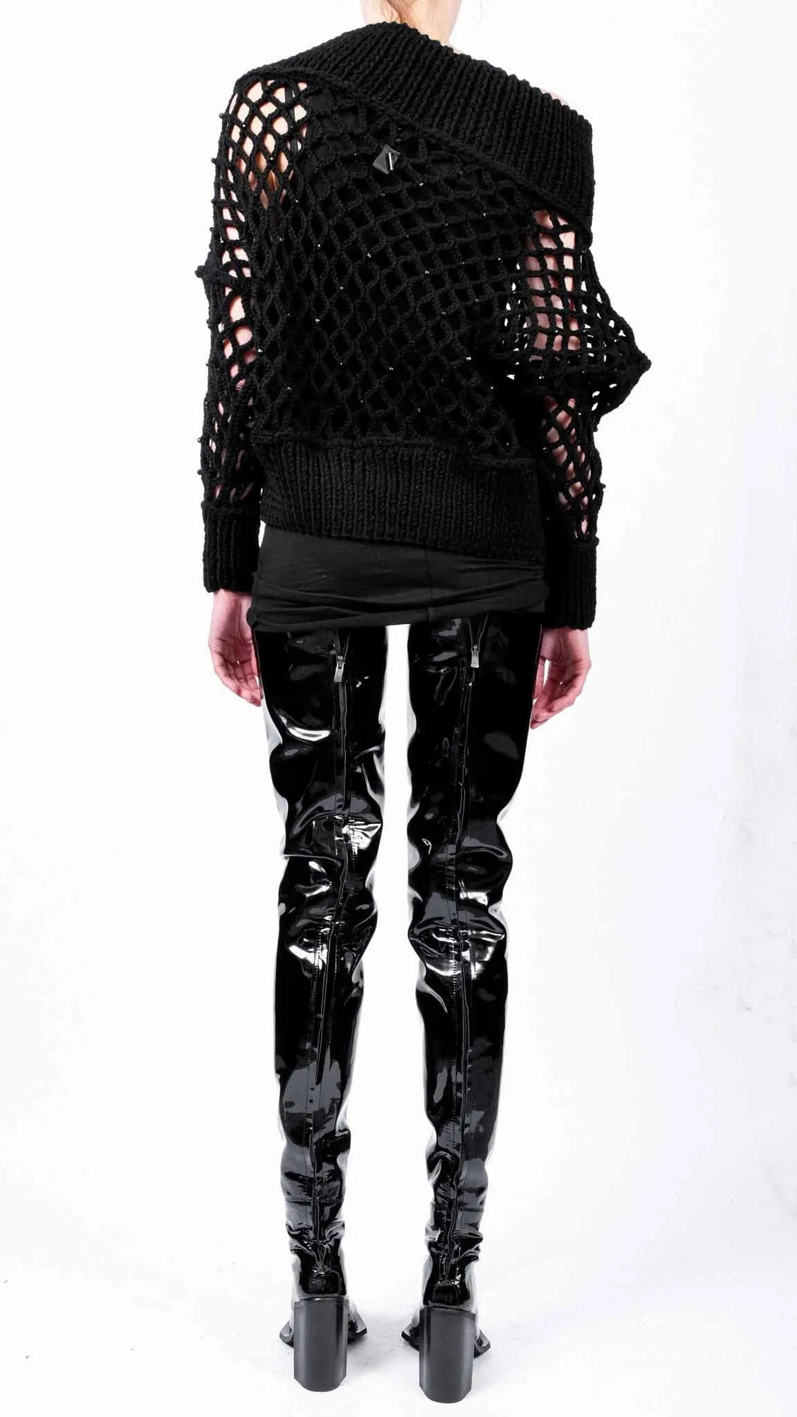 Knitted Crop top With Stones