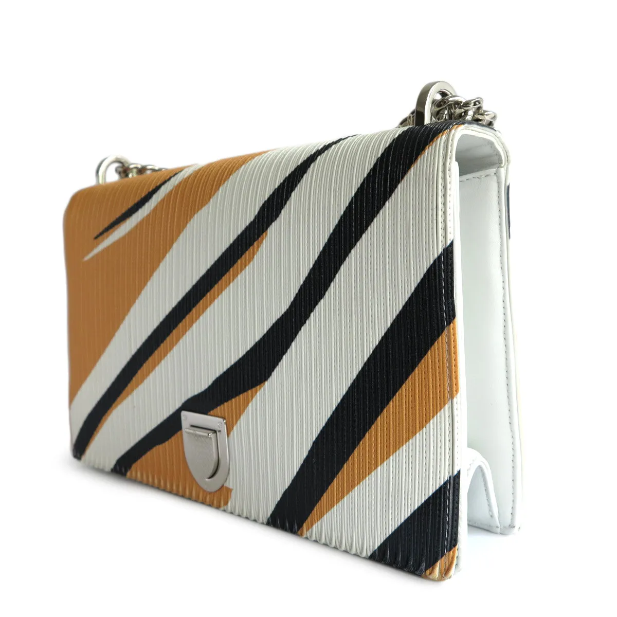 Large Diorama Bag in Mustard Yellow Calfskin