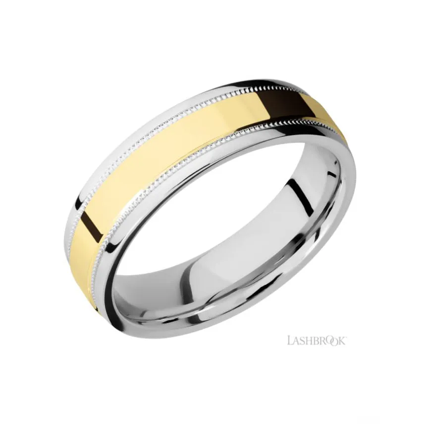 Lashbrook Designs Cobalt Chrome Wedding Band