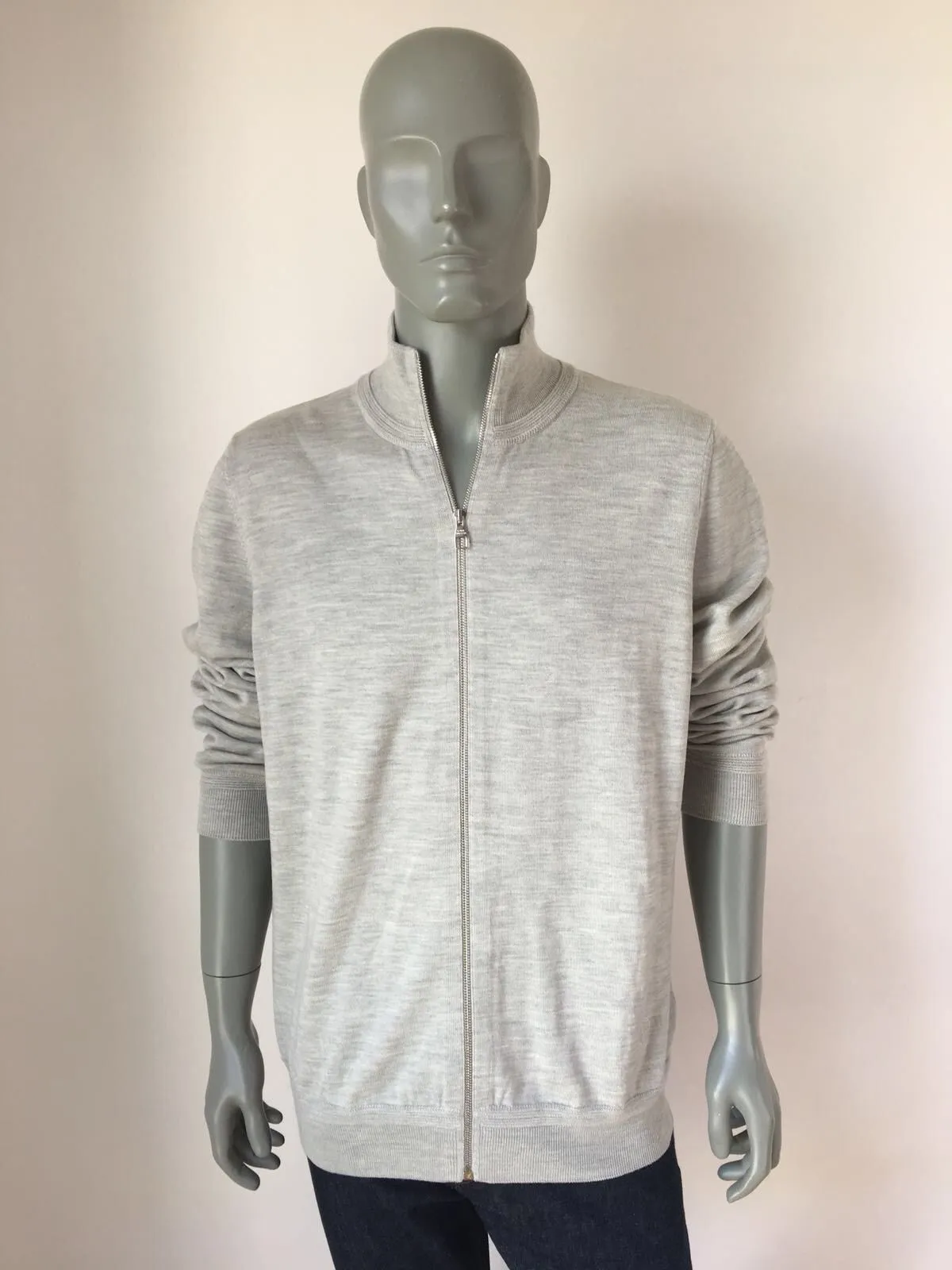 Leather Patch Cardigan