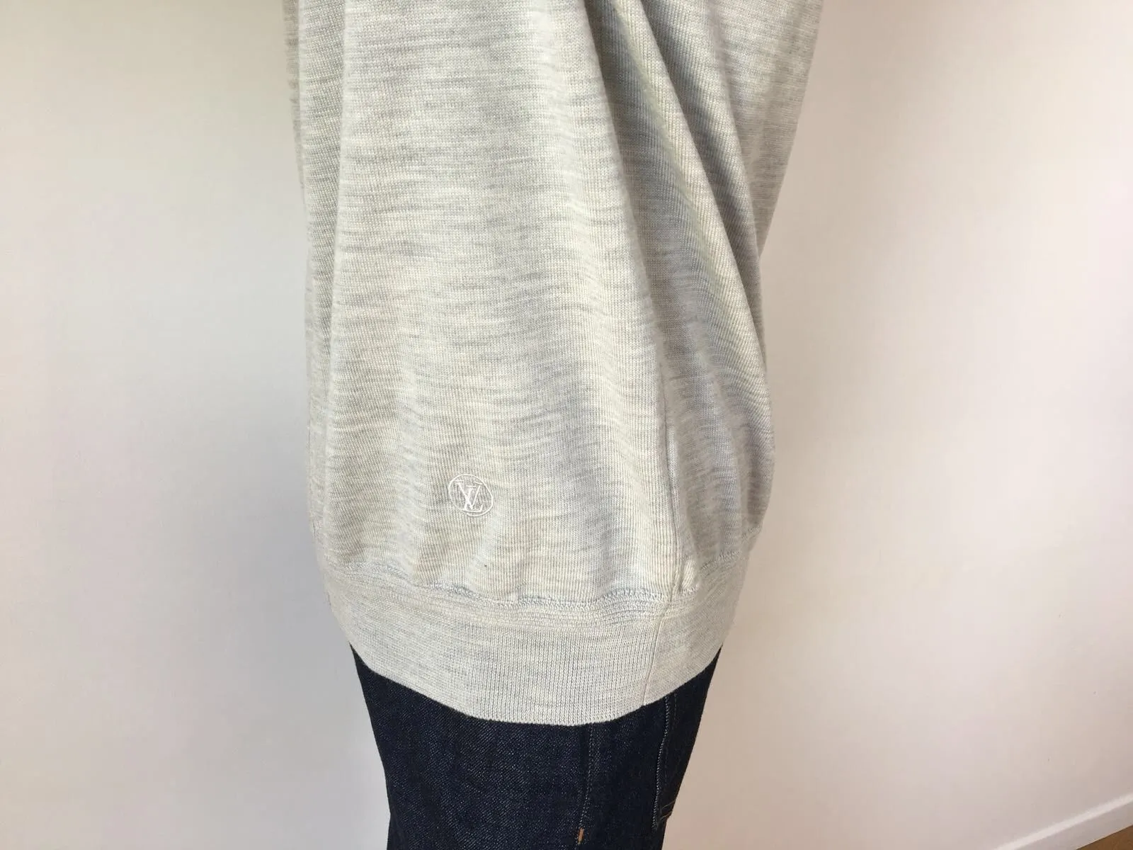 Leather Patch Cardigan