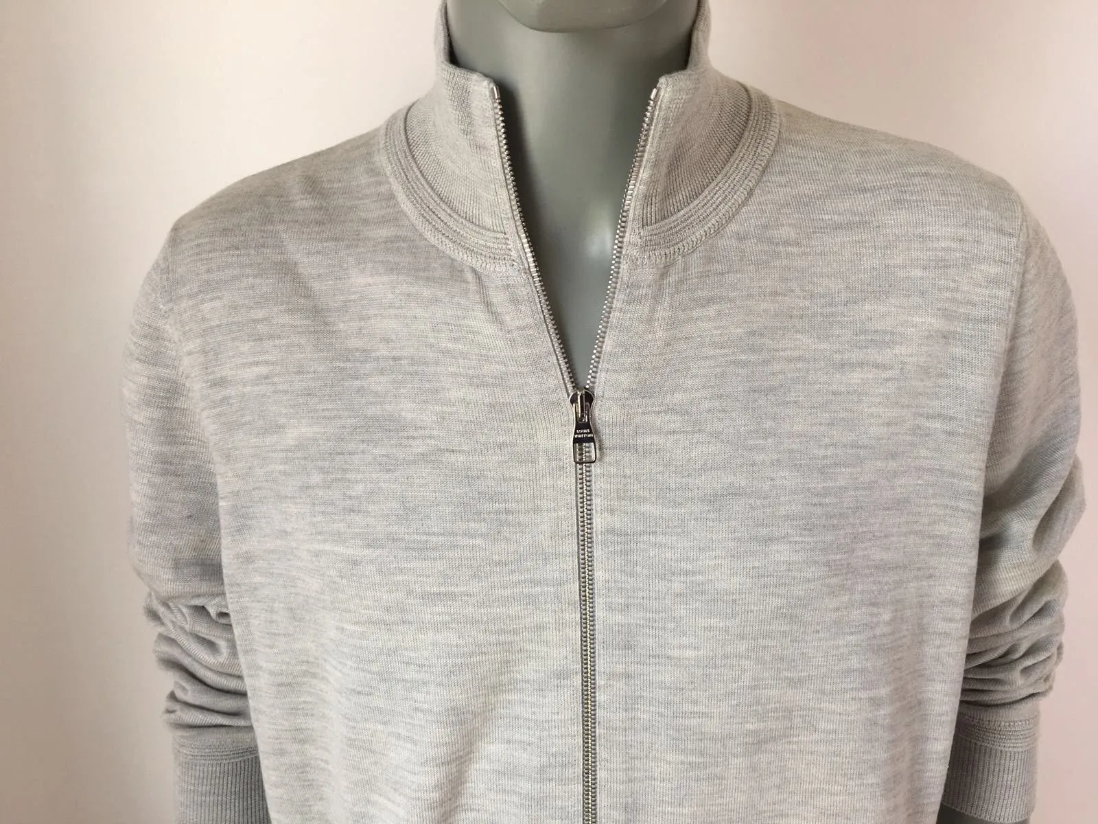 Leather Patch Cardigan