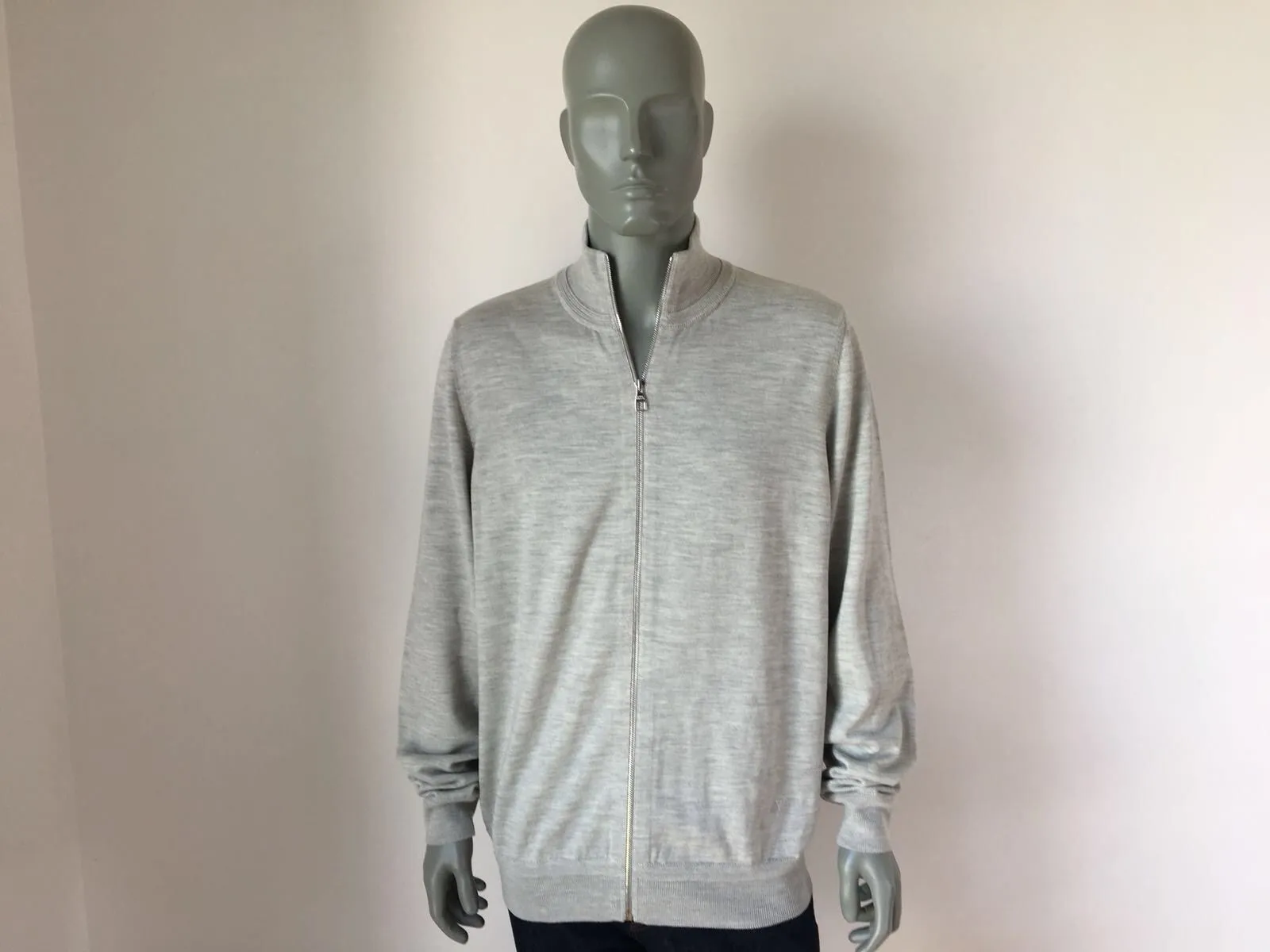 Leather Patch Cardigan