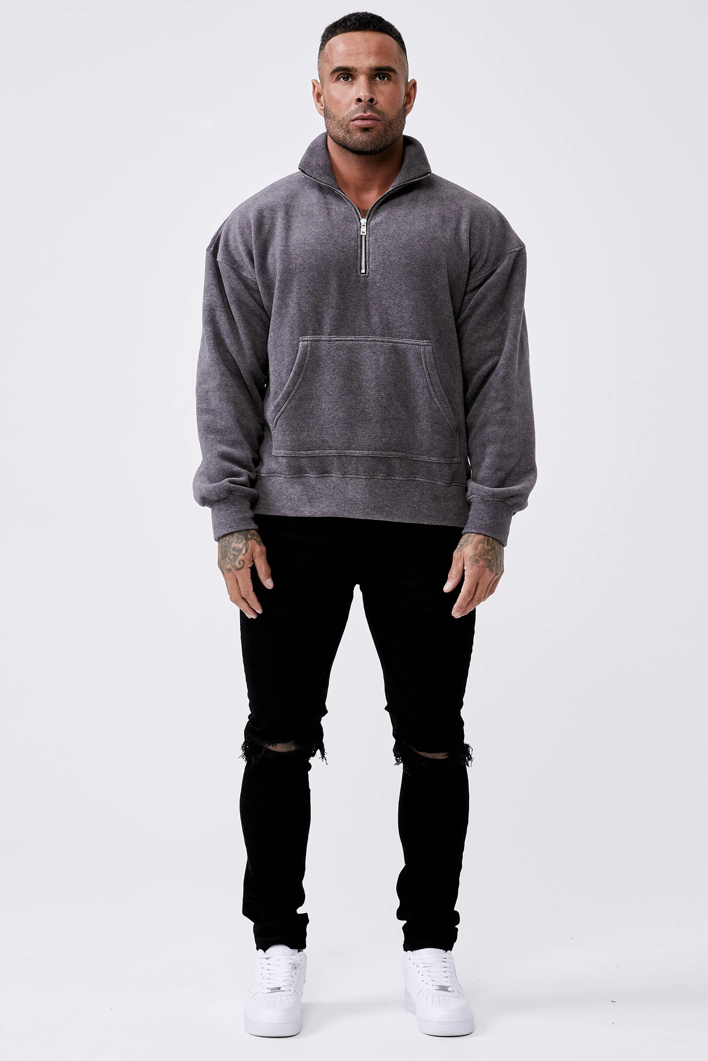Legend* Basics Brushed Fleece - Charcoal Grey
