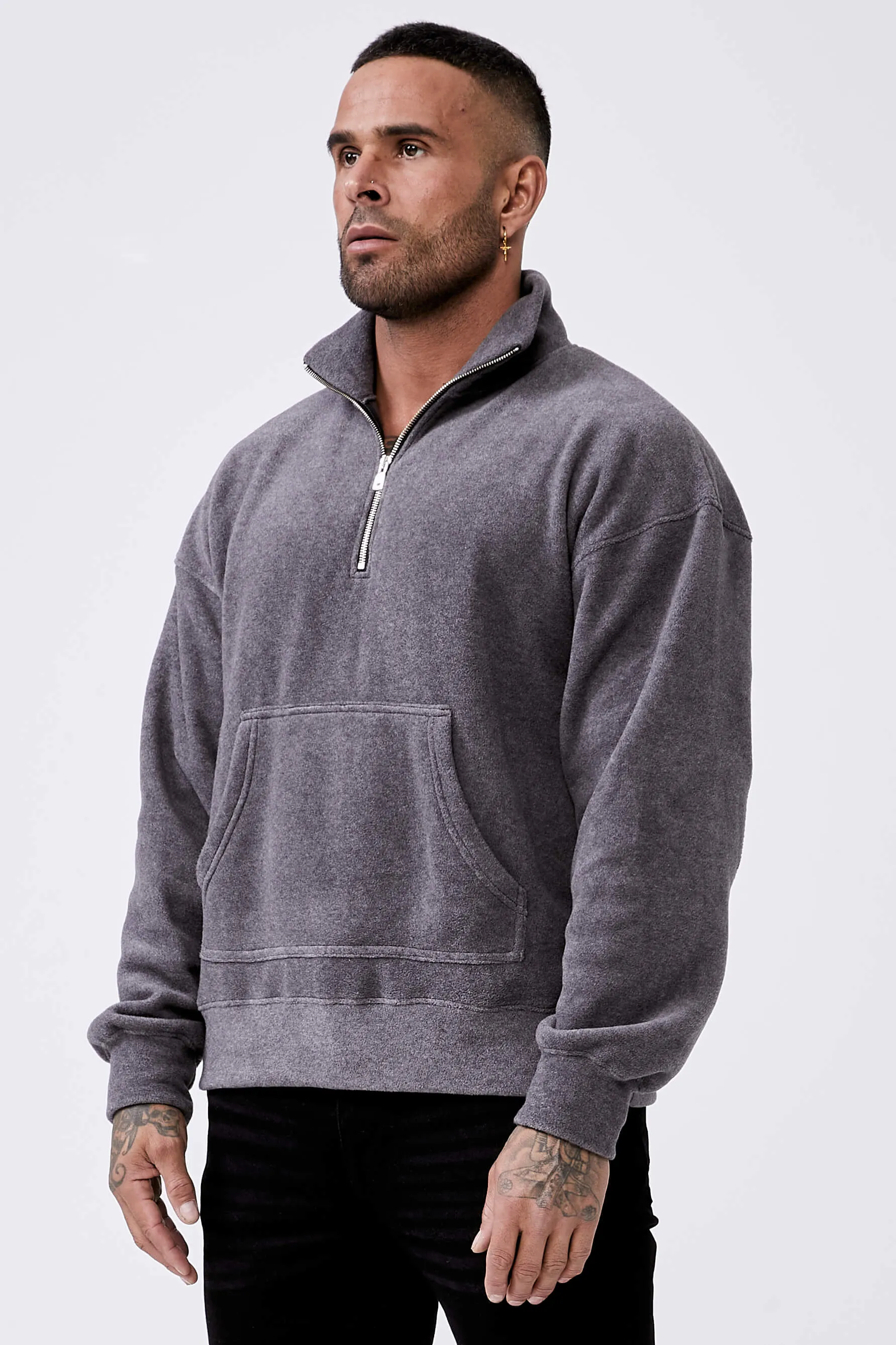 Legend* Basics Brushed Fleece - Charcoal Grey
