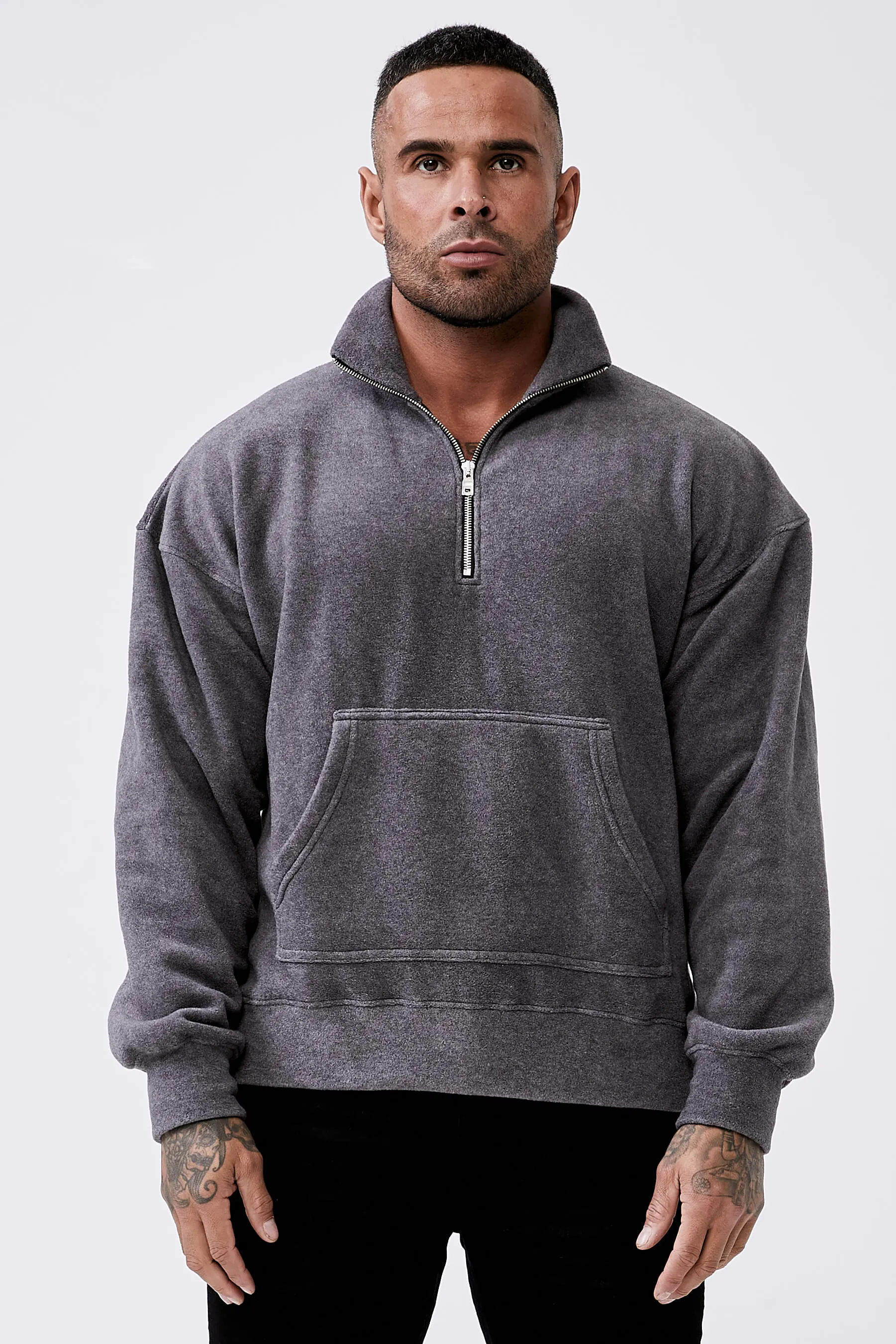 Legend* Basics Brushed Fleece - Charcoal Grey