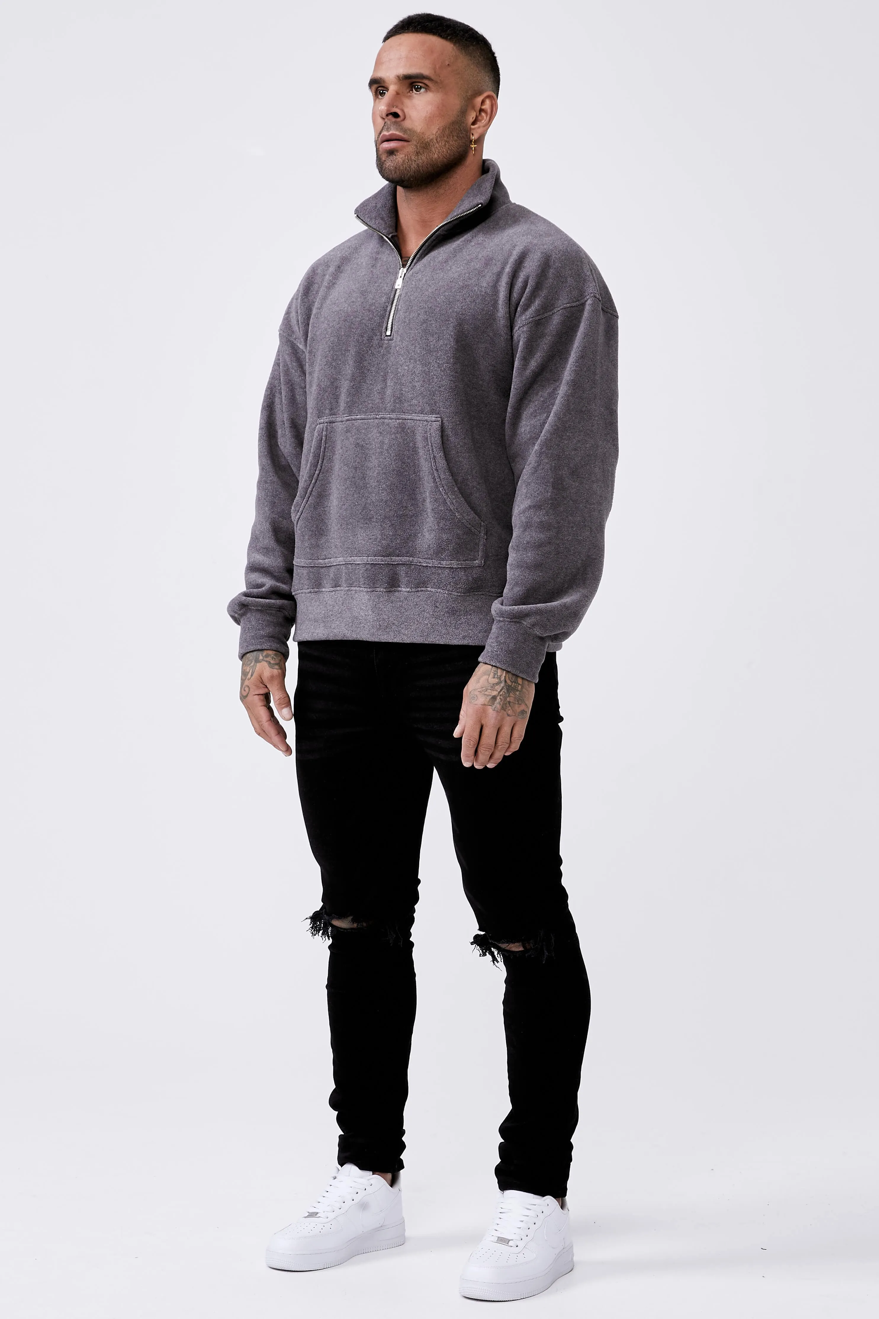 Legend* Basics Brushed Fleece - Charcoal Grey