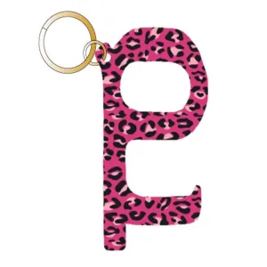 Leopard Hands Free Key Chain and Door Opener