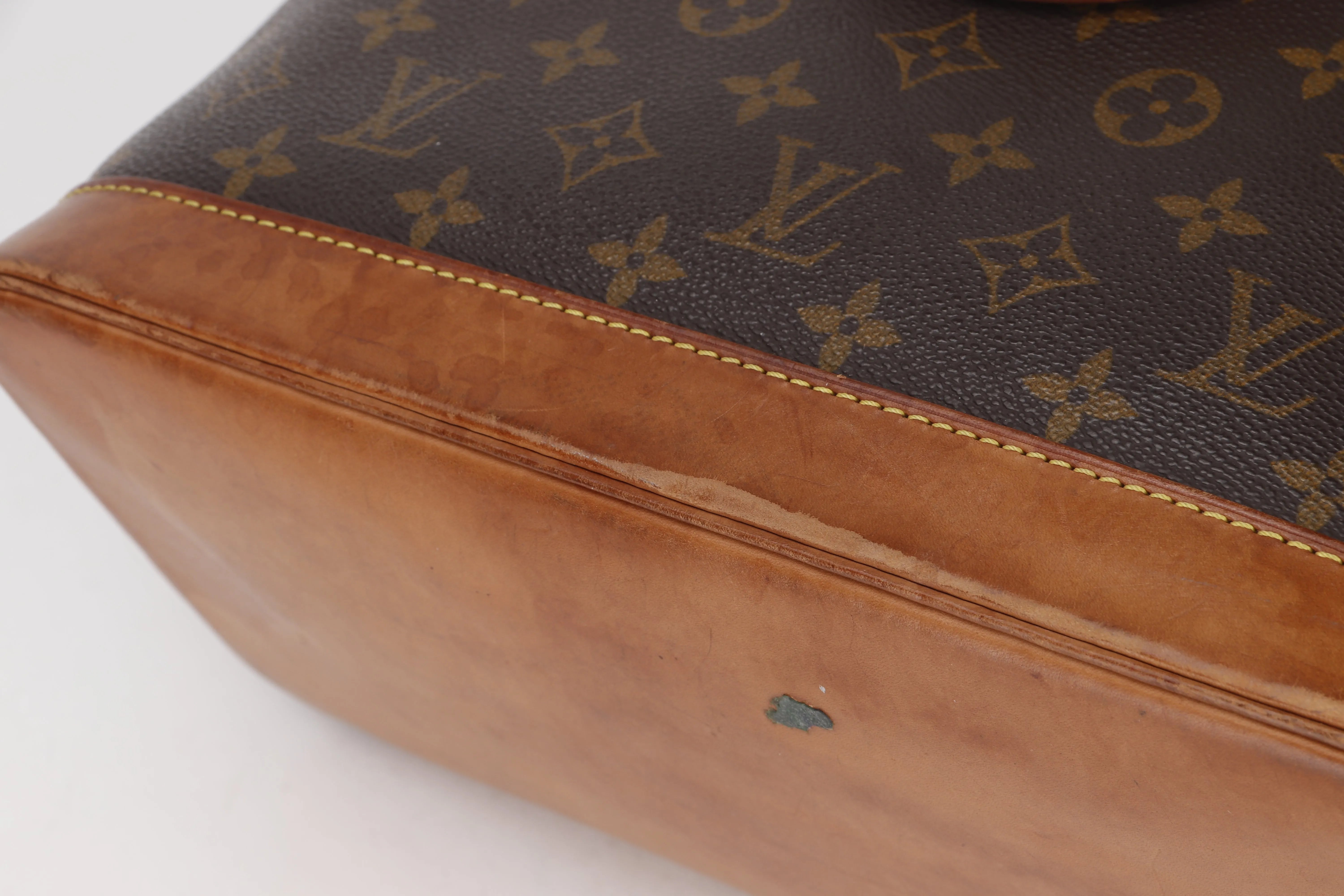 LOUIS VUITTON ALMA PM BROWN MONOGRAM CANVAS GOLD HARDWARE, NO STRAP & DUST COVER