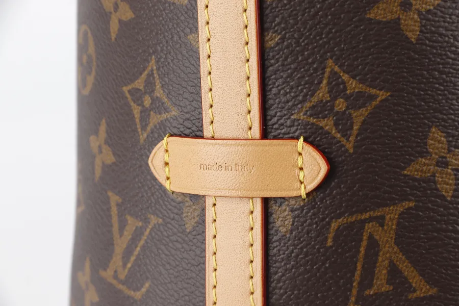 LOUIS VUITTON CARRYALL PM MONOGRAM CANVAS GOLD HARDWARE WITH DUST COVER AND BOX