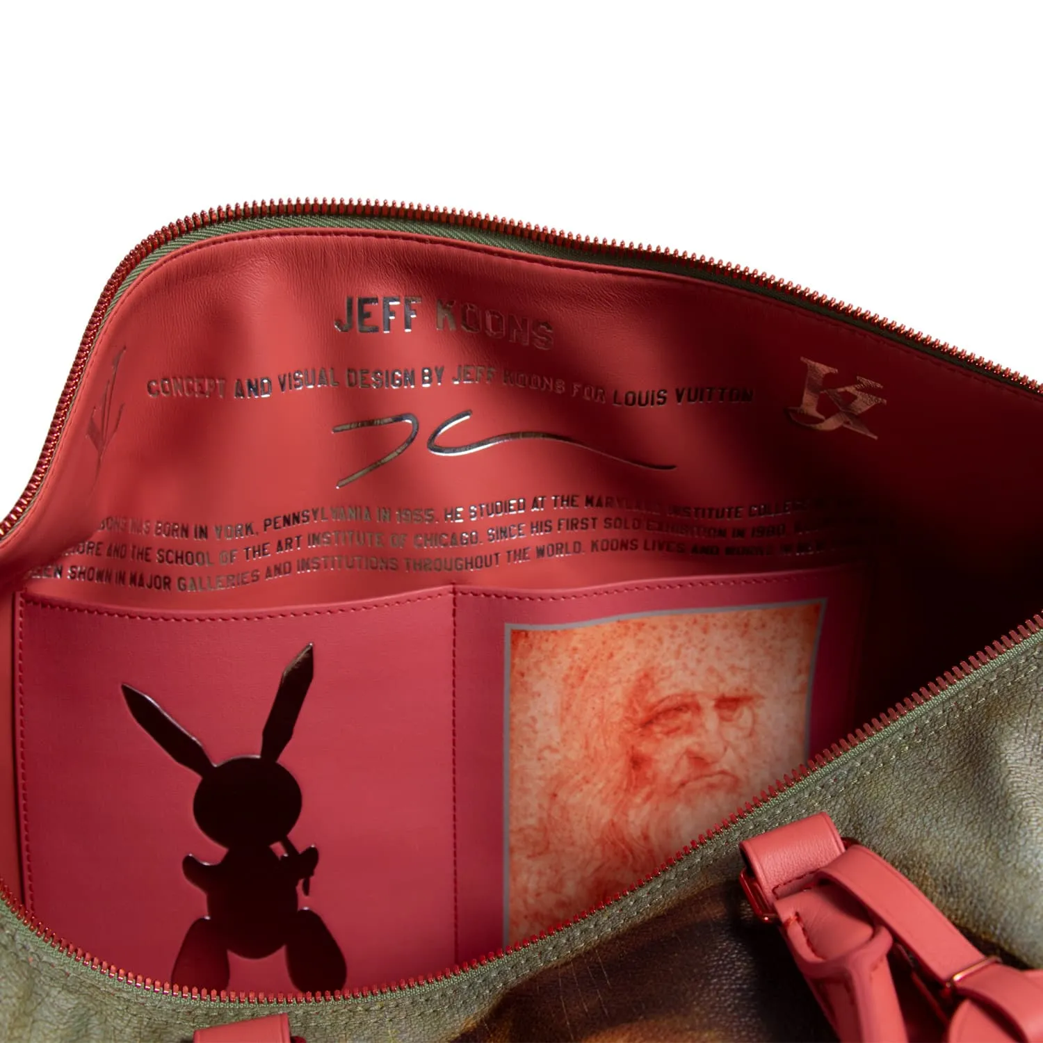 Louis Vuitton Jeff Koons Mona Lisa Keepall 50