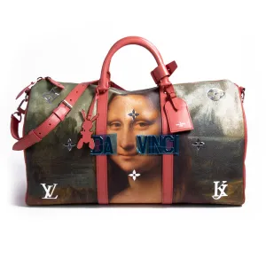 Louis Vuitton Jeff Koons Mona Lisa Keepall 50