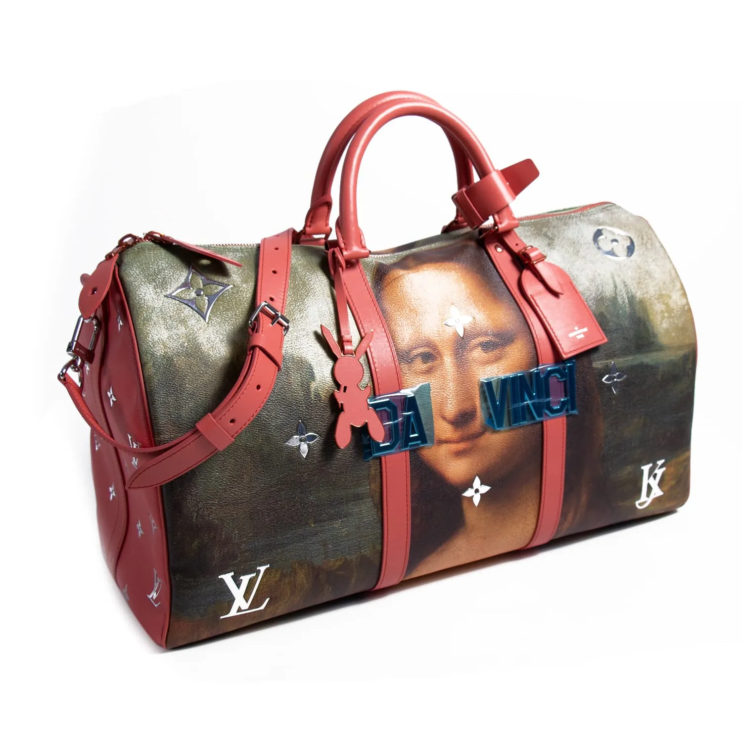 Louis Vuitton Jeff Koons Mona Lisa Keepall 50