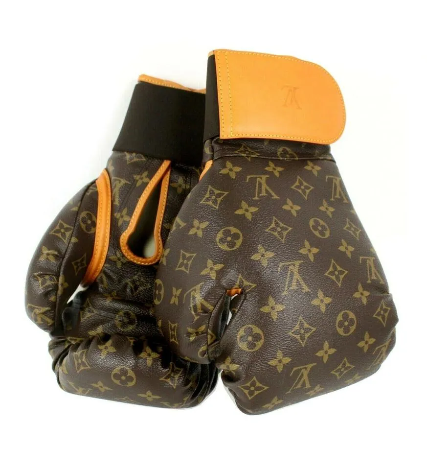 Louis Vuitton Karl Lagerfeld Ultra Rare Limited Monogram Boxing Glove Set 859629