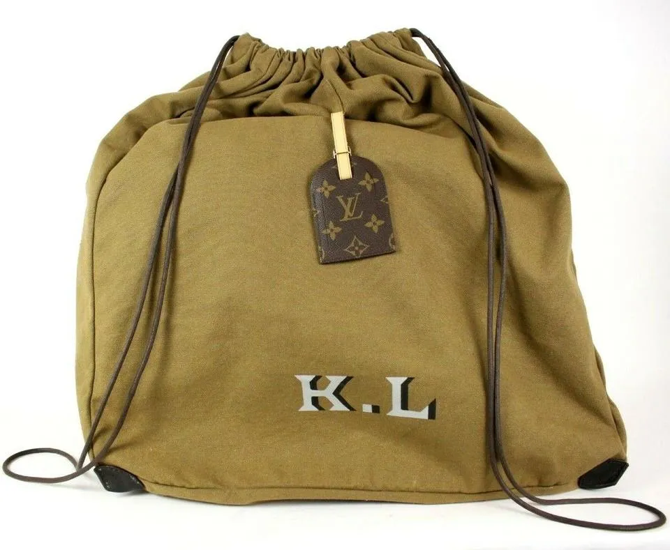 Louis Vuitton Karl Lagerfeld Ultra Rare Limited Monogram Boxing Glove Set 859629