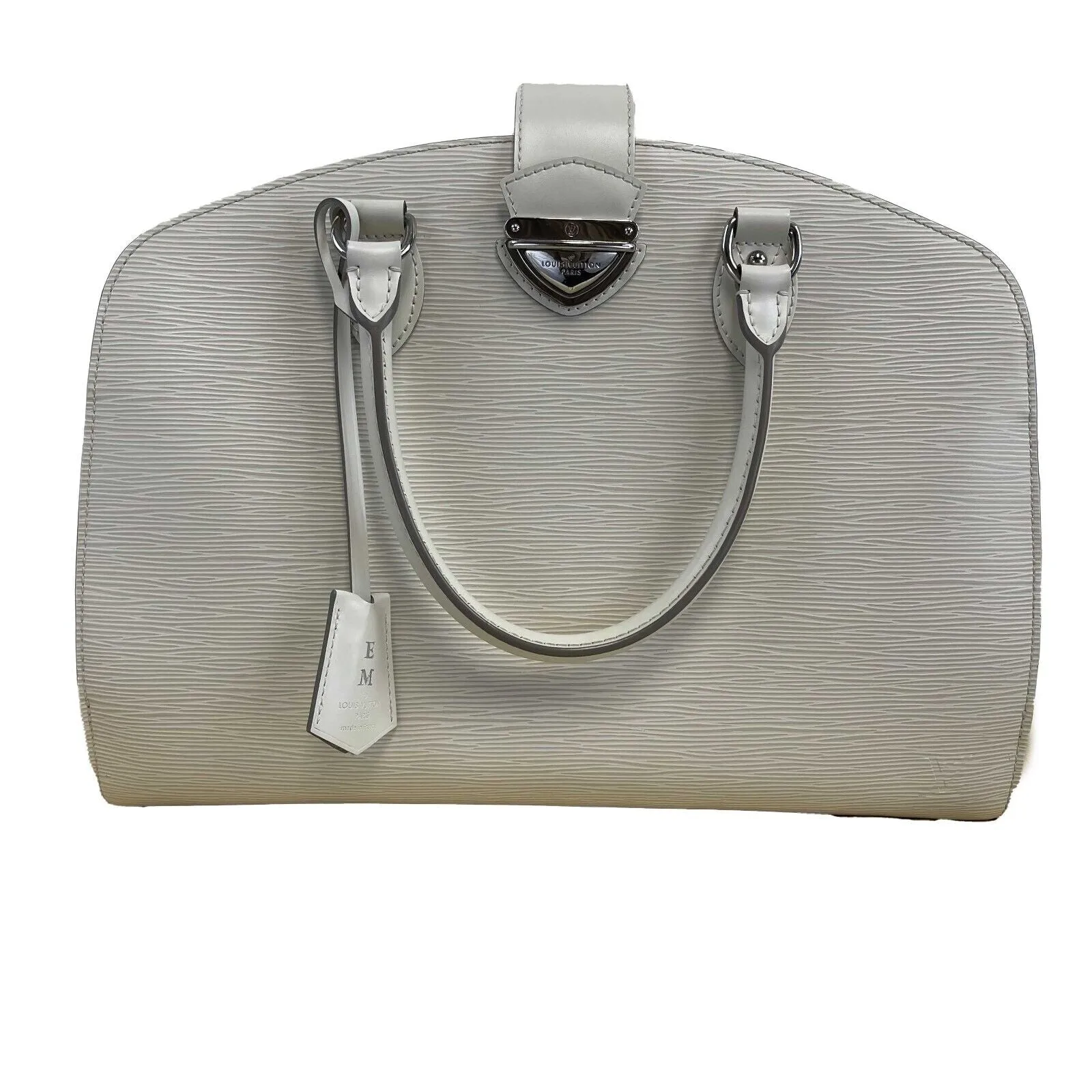 Louis Vuitton - LV - Excellent - Pont Neuf Epi Leather - White Top Handle Bag