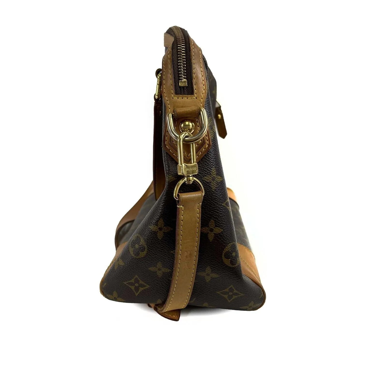 Louis Vuitton - LV - Retiro Handbag Brown Monogram Canvas PM w/ Shoulder Strap