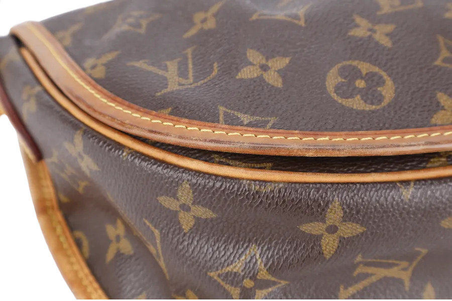 LOUIS VUITTON M40474 MENILMONTANT MONOGRAM CANVAS GOLD HARDWARE NO DUST COVER