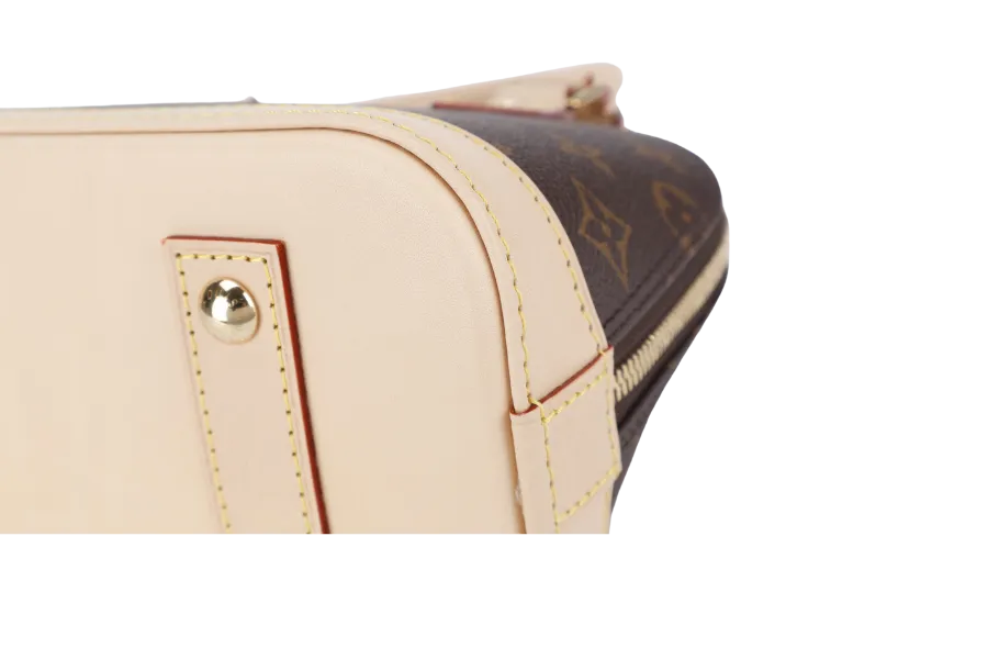 LOUIS VUITTON M46990 MONOGRAM ALMA BB WITH DUST COVER AND BOX