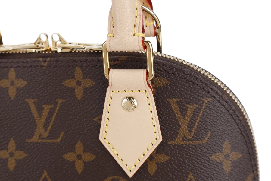 LOUIS VUITTON M46990 MONOGRAM ALMA BB WITH DUST COVER AND BOX