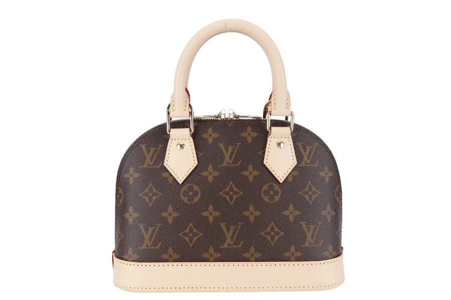 LOUIS VUITTON M46990 MONOGRAM ALMA BB WITH DUST COVER AND BOX