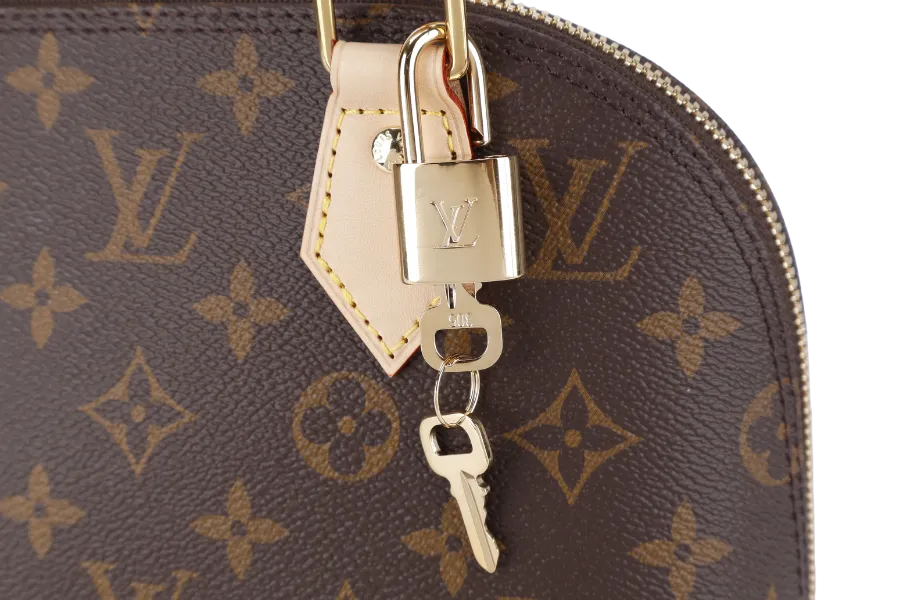 LOUIS VUITTON M46990 MONOGRAM ALMA BB WITH DUST COVER AND BOX
