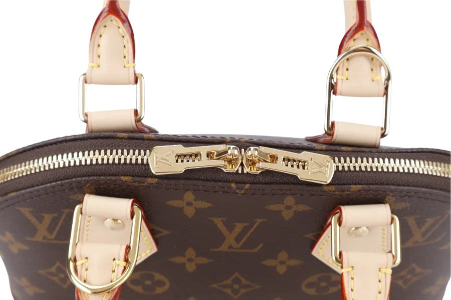 LOUIS VUITTON M46990 MONOGRAM ALMA BB WITH DUST COVER AND BOX