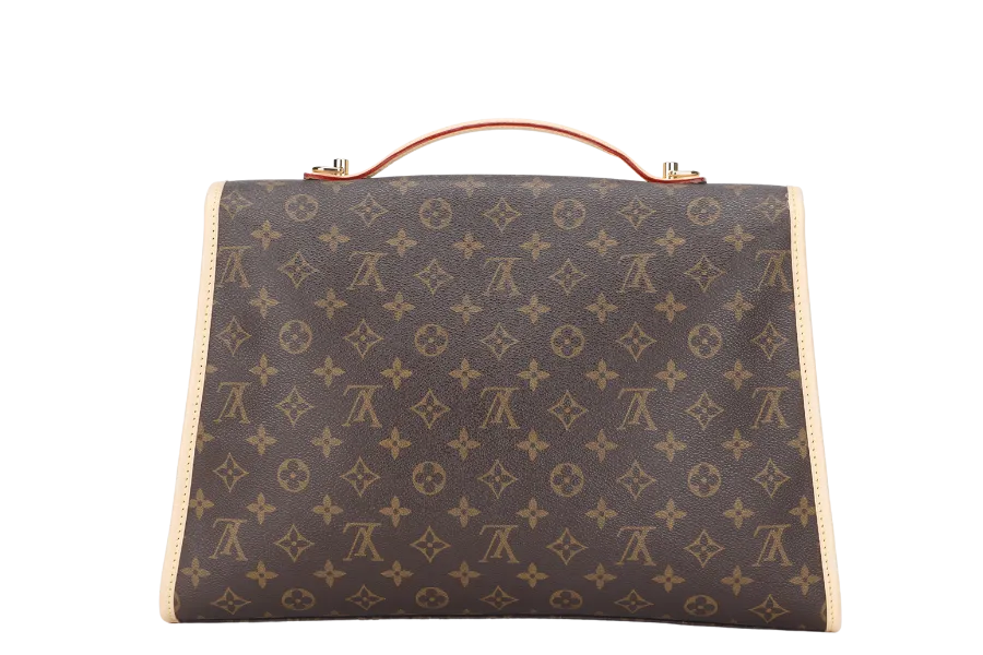 LOUIS VUITTON M51122 BEL AIR (SL0977) MONOGRAM CANVAS GOLD HARDWARE WITH STRAP & DUST COVER