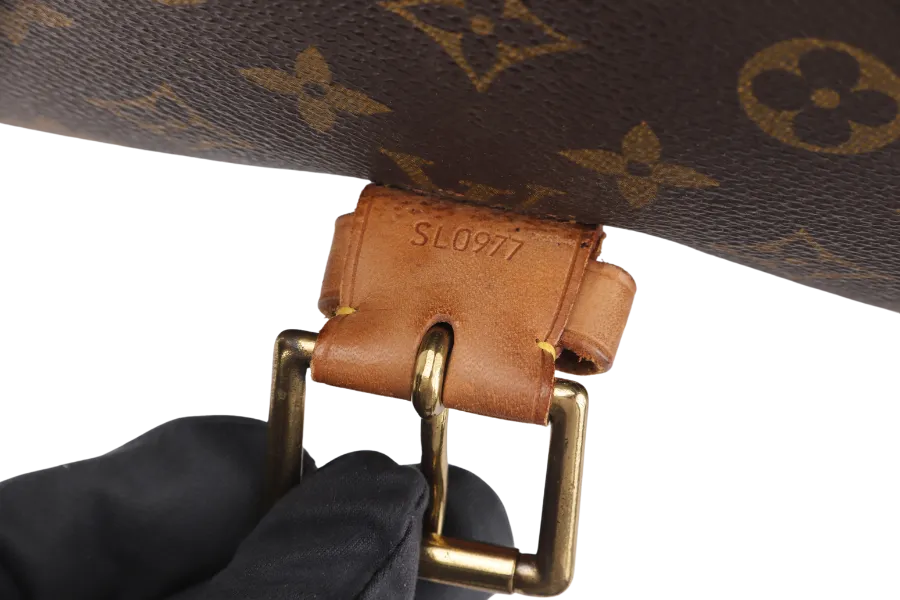 LOUIS VUITTON M51122 BEL AIR (SL0977) MONOGRAM CANVAS GOLD HARDWARE WITH STRAP & DUST COVER