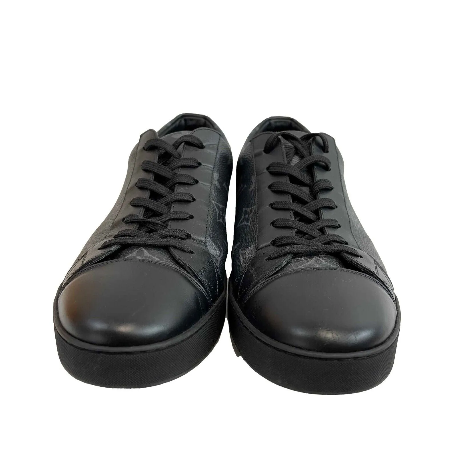 Louis Vuitton -Matchup Leather Low Trainers - Black / Gray - 10 - Shoes US 11