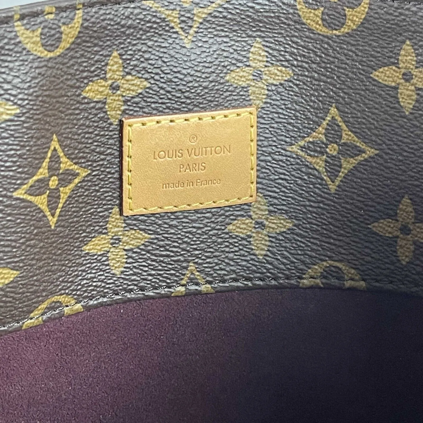 Louis Vuitton Melie Monogram Canvas Top Handle shoulder Strap Crossbody bag