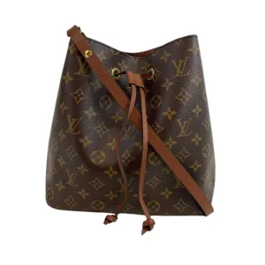 Louis Vuitton - Neonoe MM Monogram Brown Canvas Shoulder Bag FULL KIT