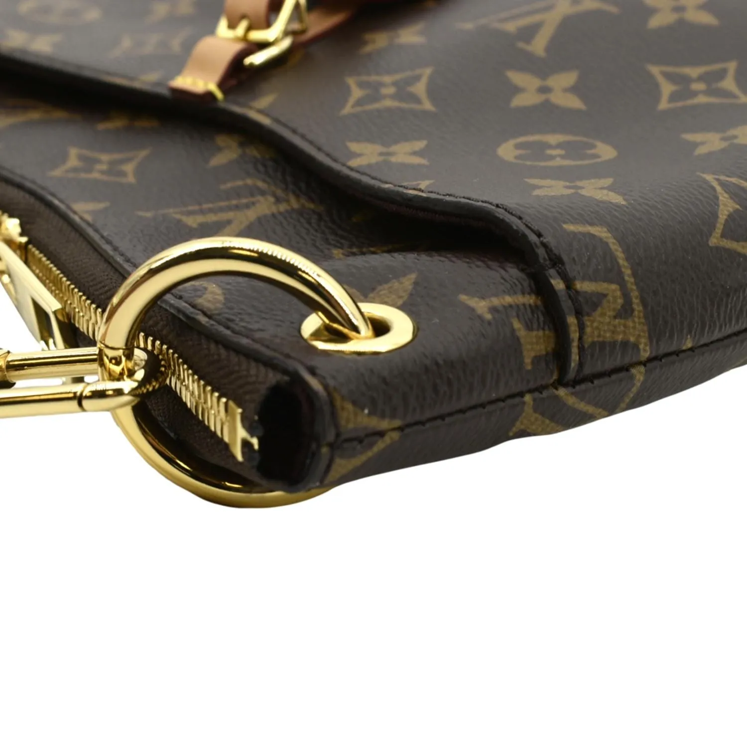 LOUIS VUITTON Odeon PM Monogram Canvas Crossbody Bag Natural