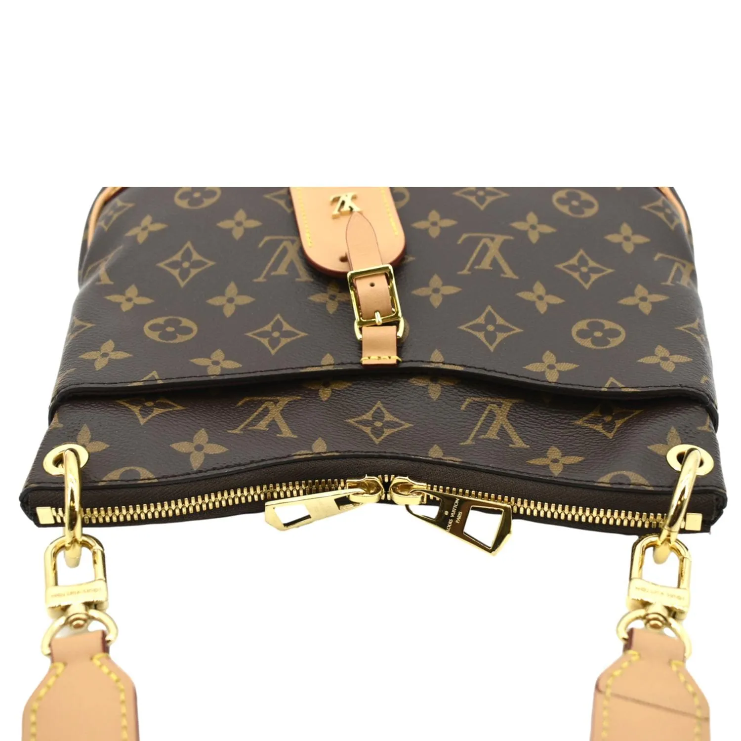 LOUIS VUITTON Odeon PM Monogram Canvas Crossbody Bag Natural