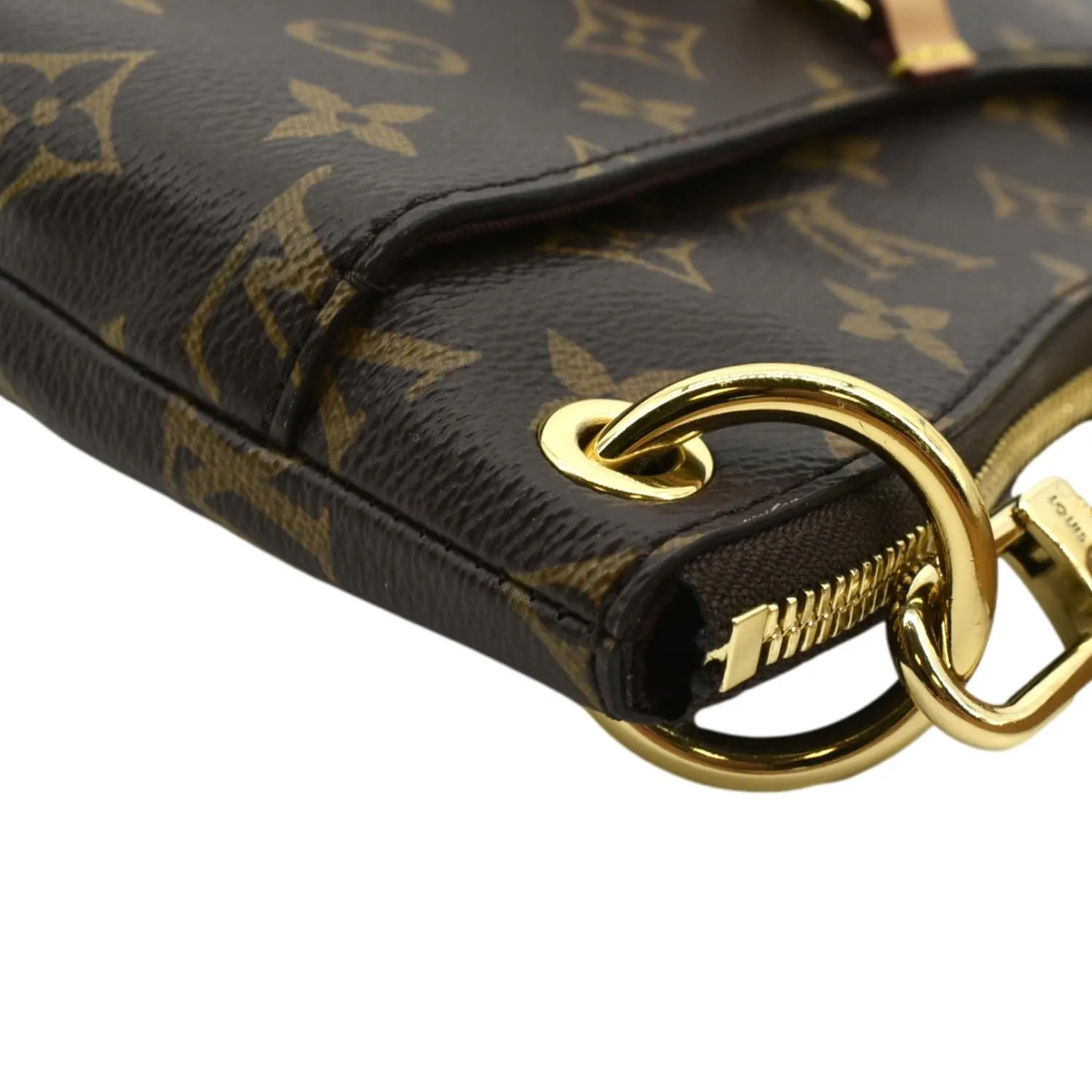 LOUIS VUITTON Odeon PM Monogram Canvas Crossbody Bag Natural