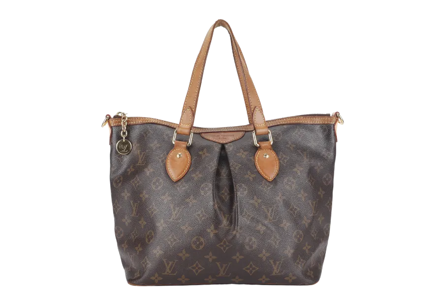 LOUIS VUITTON PALERMO PM (M40145) MONOGRAM COATED CANVAS WITH DUST COVER