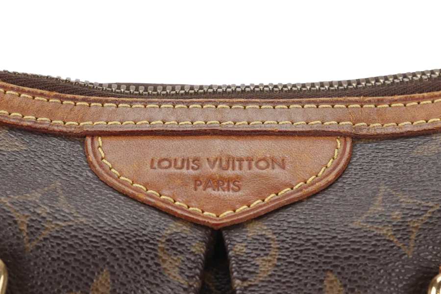 LOUIS VUITTON PALERMO PM (M40145) MONOGRAM COATED CANVAS WITH DUST COVER