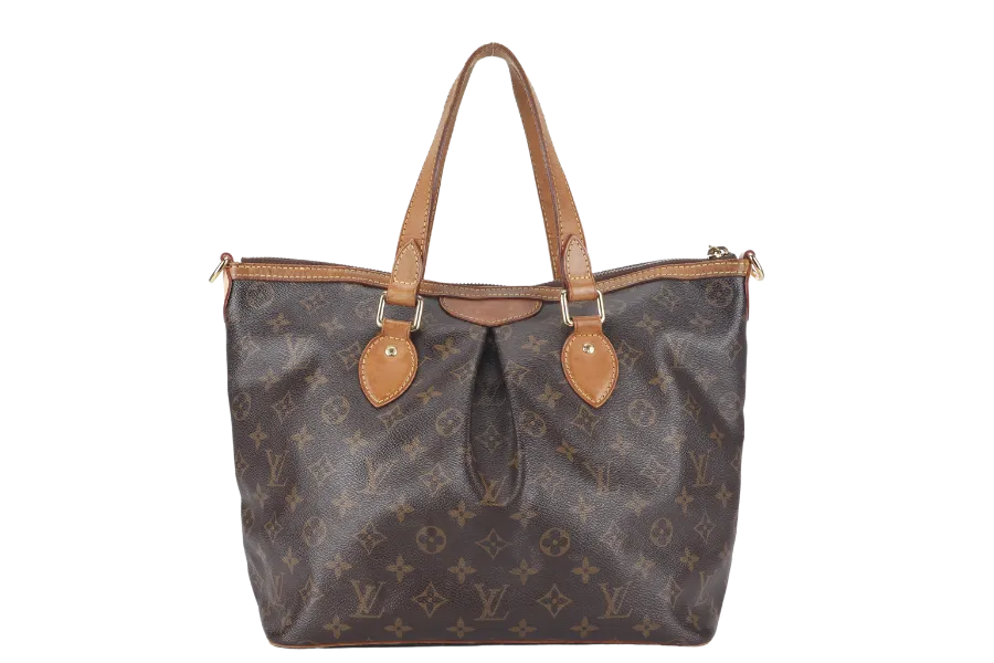 LOUIS VUITTON PALERMO PM (M40145) MONOGRAM COATED CANVAS WITH DUST COVER