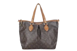 LOUIS VUITTON PALERMO PM (M40145) MONOGRAM COATED CANVAS WITH DUST COVER